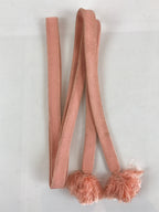 Japanese Obijime Kimono Accessory Silk Kumihimo Vtg Kimono Cord Pink OJ171