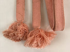 Japanese Obijime Kimono Accessory Silk Kumihimo Vtg Kimono Cord Pink OJ171