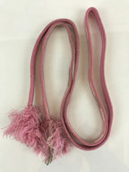 Japanese Obijime Kimono Accessory Silk Kumihimo Vtg Kimono Cord Pink OJ176