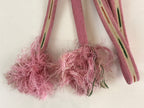 Japanese Obijime Kimono Accessory Silk Kumihimo Vtg Kimono Cord Pink OJ176