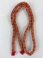Japanese Obijime Maruguke Kimono Accessory Silk Kumihimo Kimono Red Gold OJ168