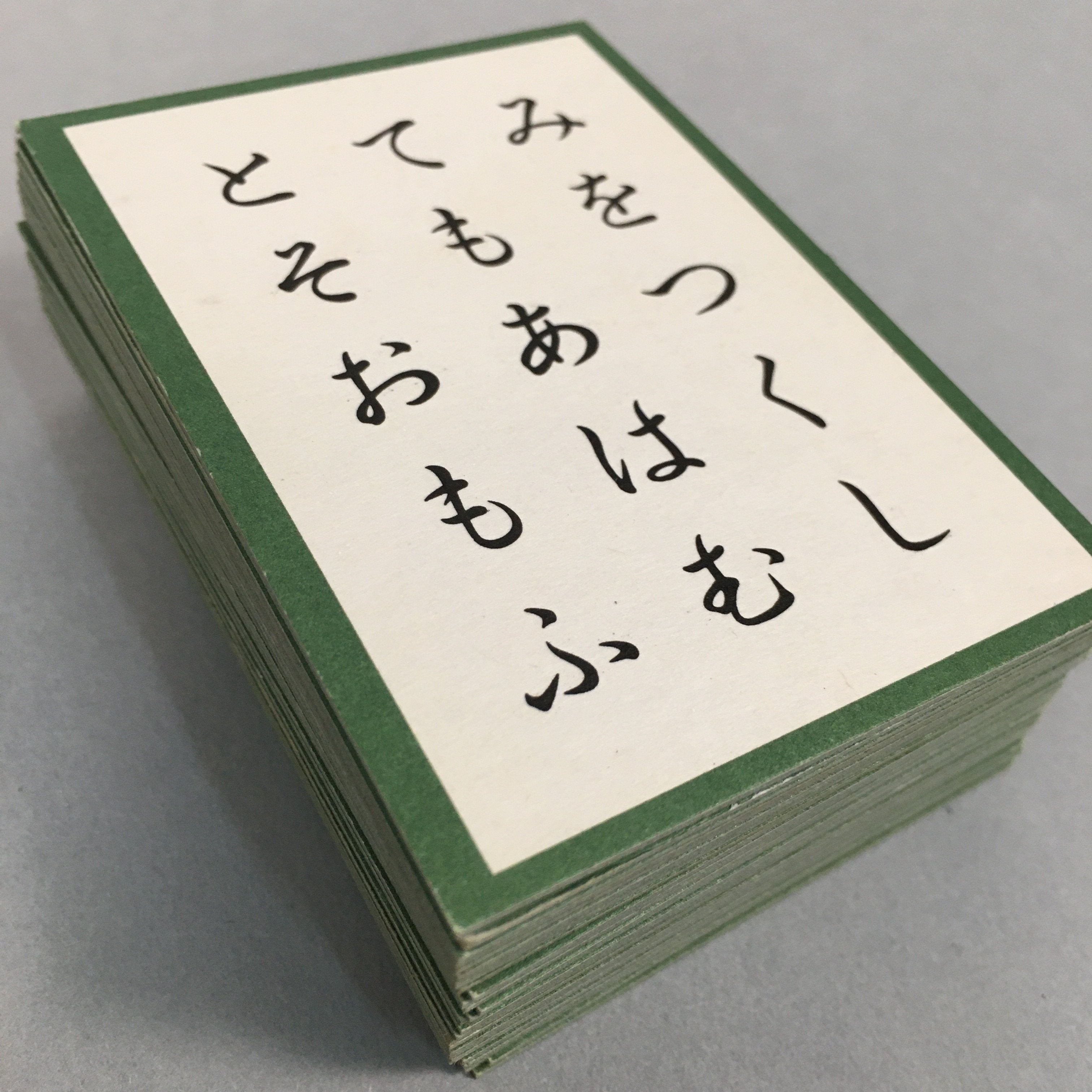 Japanese Ogura Hyakunin Isshu Vtg Traditional Playing Cards 100 Poem Game J964