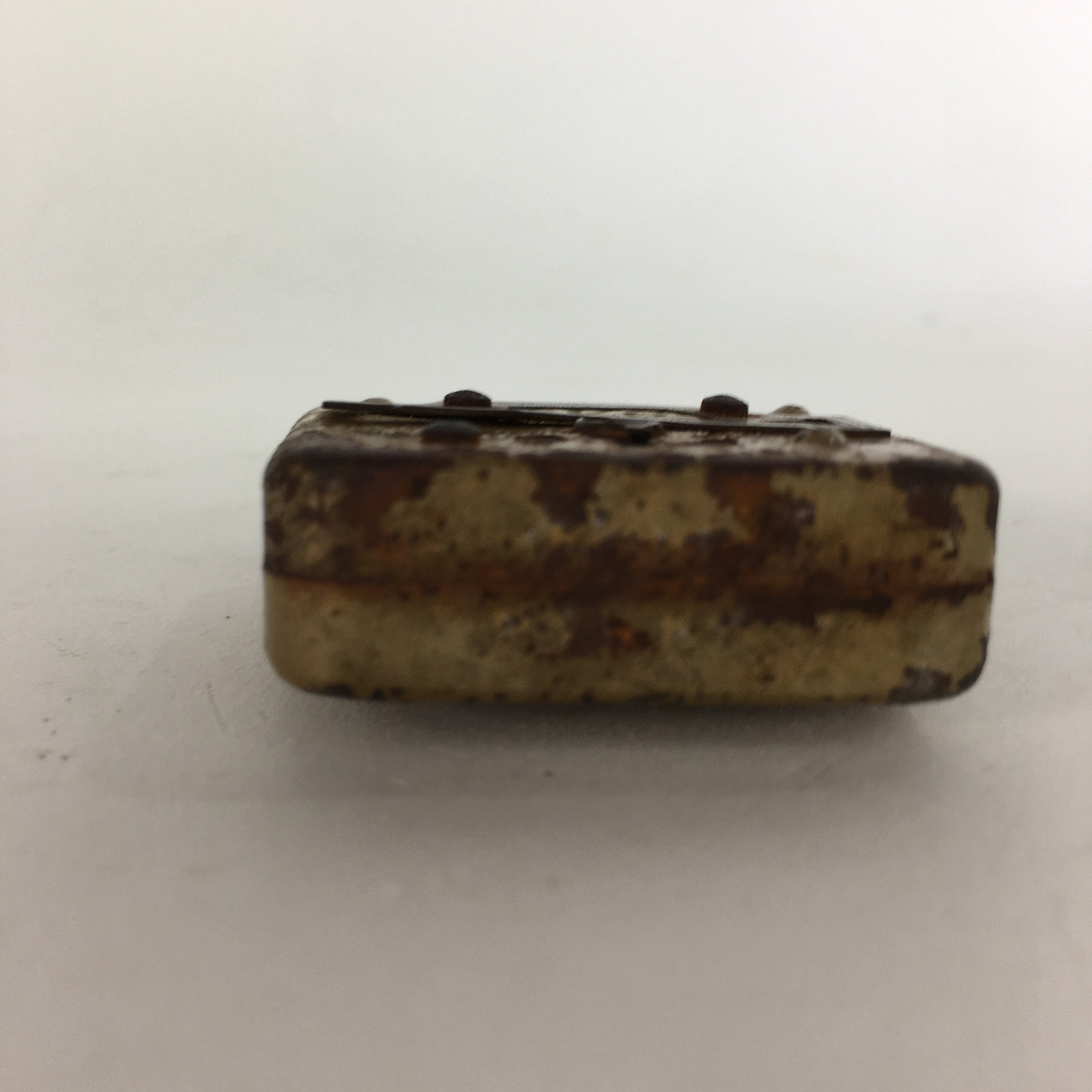 Japanese Padlock SKC Osaka Vtg Lock and 2 Keys Nankinjyo Iron Brown JK222