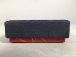 Japanese Paper Box Vtg Rectangle Red Dark Blue Dot Floral Arabesque JK115