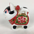 Japanese Paper Clay Dog Hariko Doll Zodiac Figurine Vtg Lucky Charm Nagoya BD772