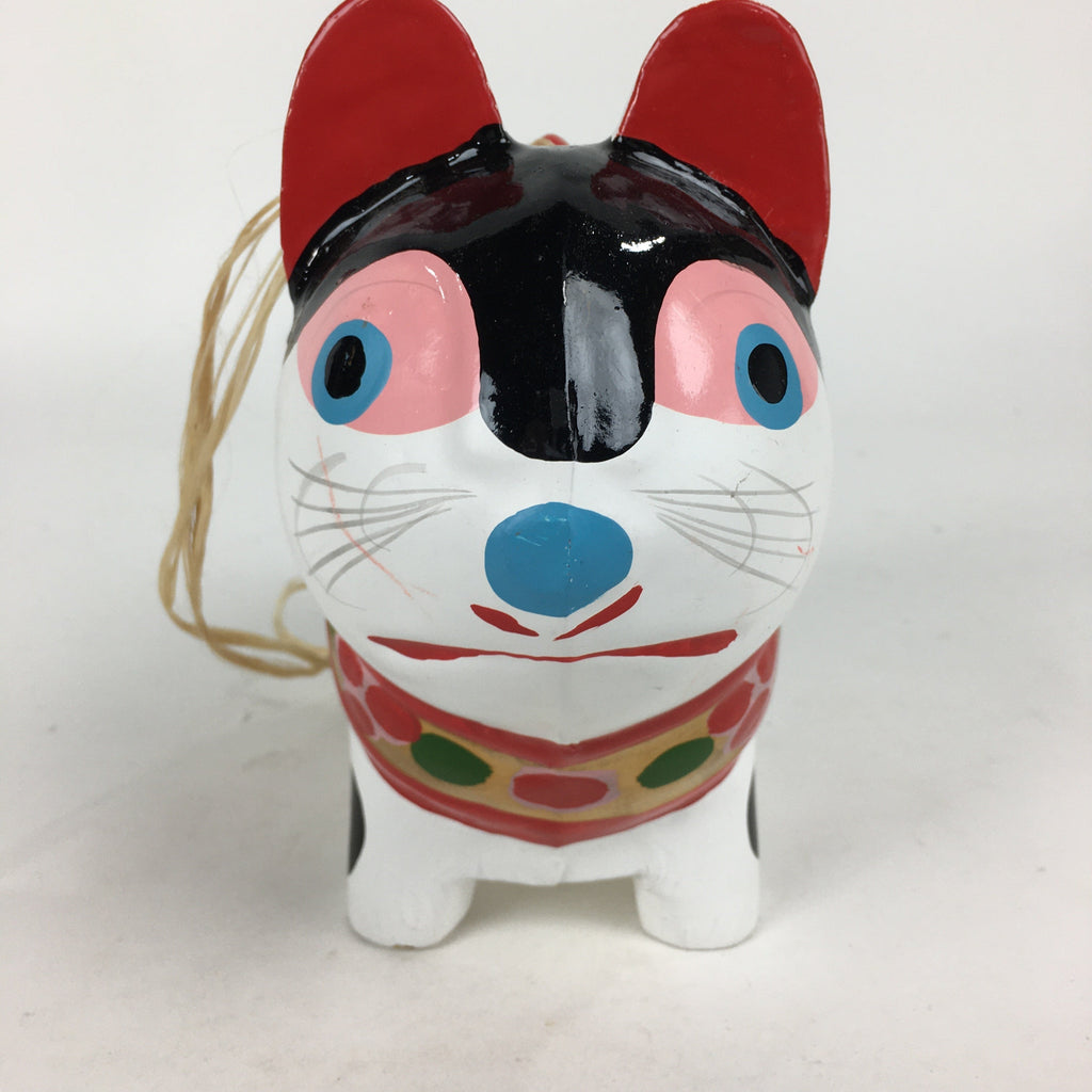 Japanese Paper Clay Dog Hariko Doll Zodiac Figurine Vtg Lucky Charm Nagoya BD772