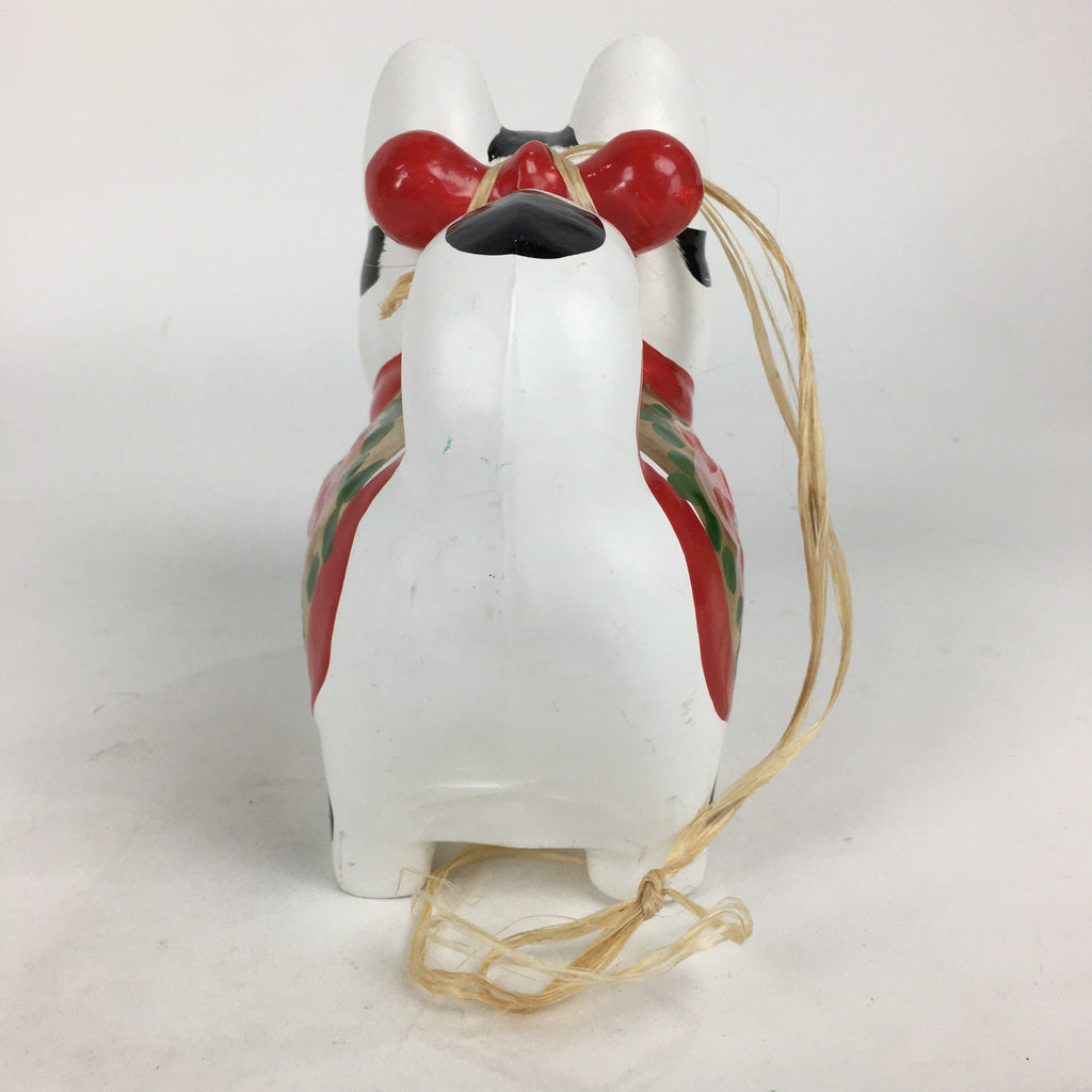 Japanese Paper Clay Dog Hariko Doll Zodiac Figurine Vtg Lucky Charm Nagoya BD772