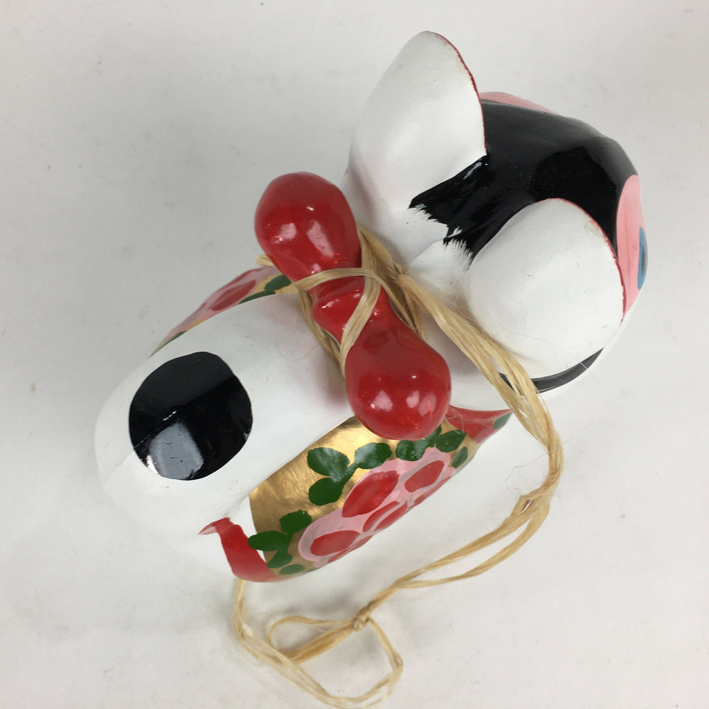 Japanese Paper Clay Dog Hariko Doll Zodiac Figurine Vtg Lucky Charm Nagoya BD772