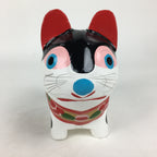 Japanese Paper Clay Dog Hariko Doll Zodiac Figurine Vtg Lucky Charm Nagoya BD773