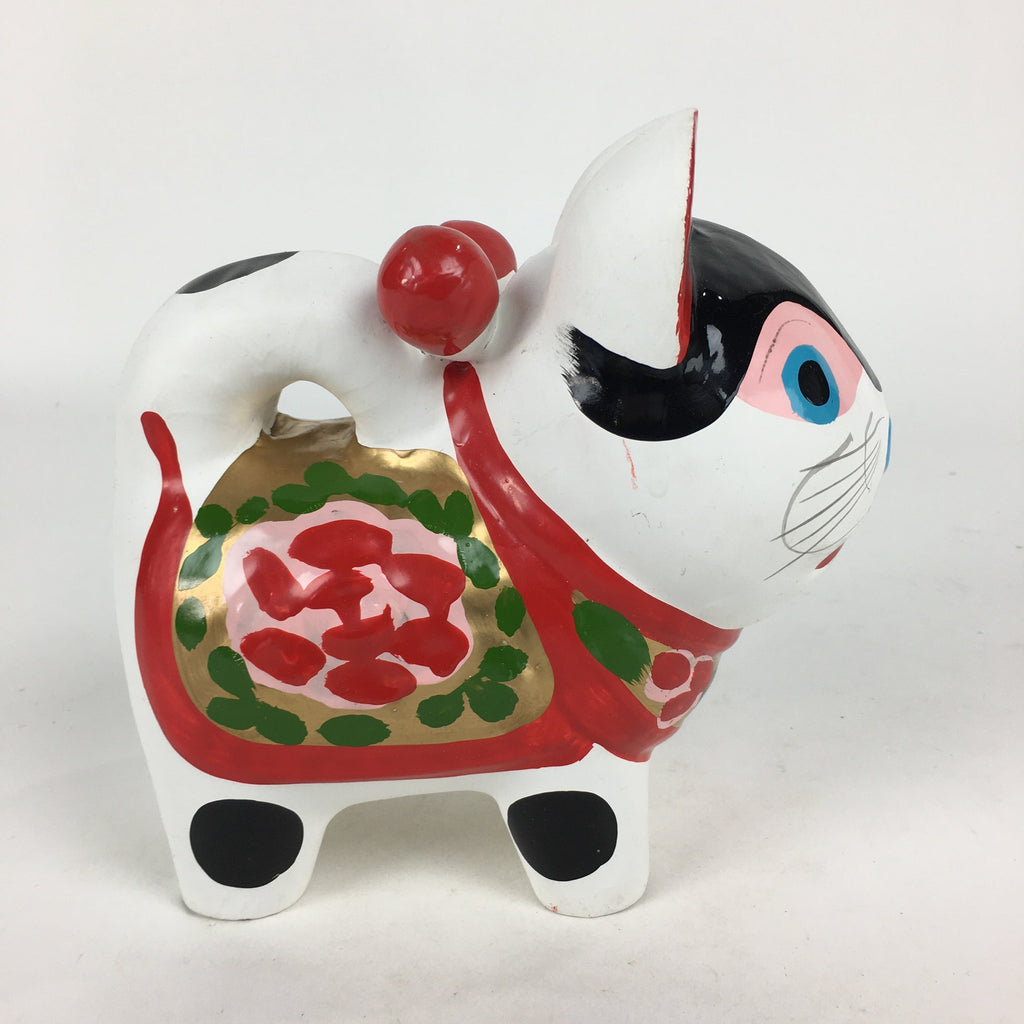 Japanese Paper Clay Dog Hariko Doll Zodiac Figurine Vtg Lucky Charm Nagoya BD773