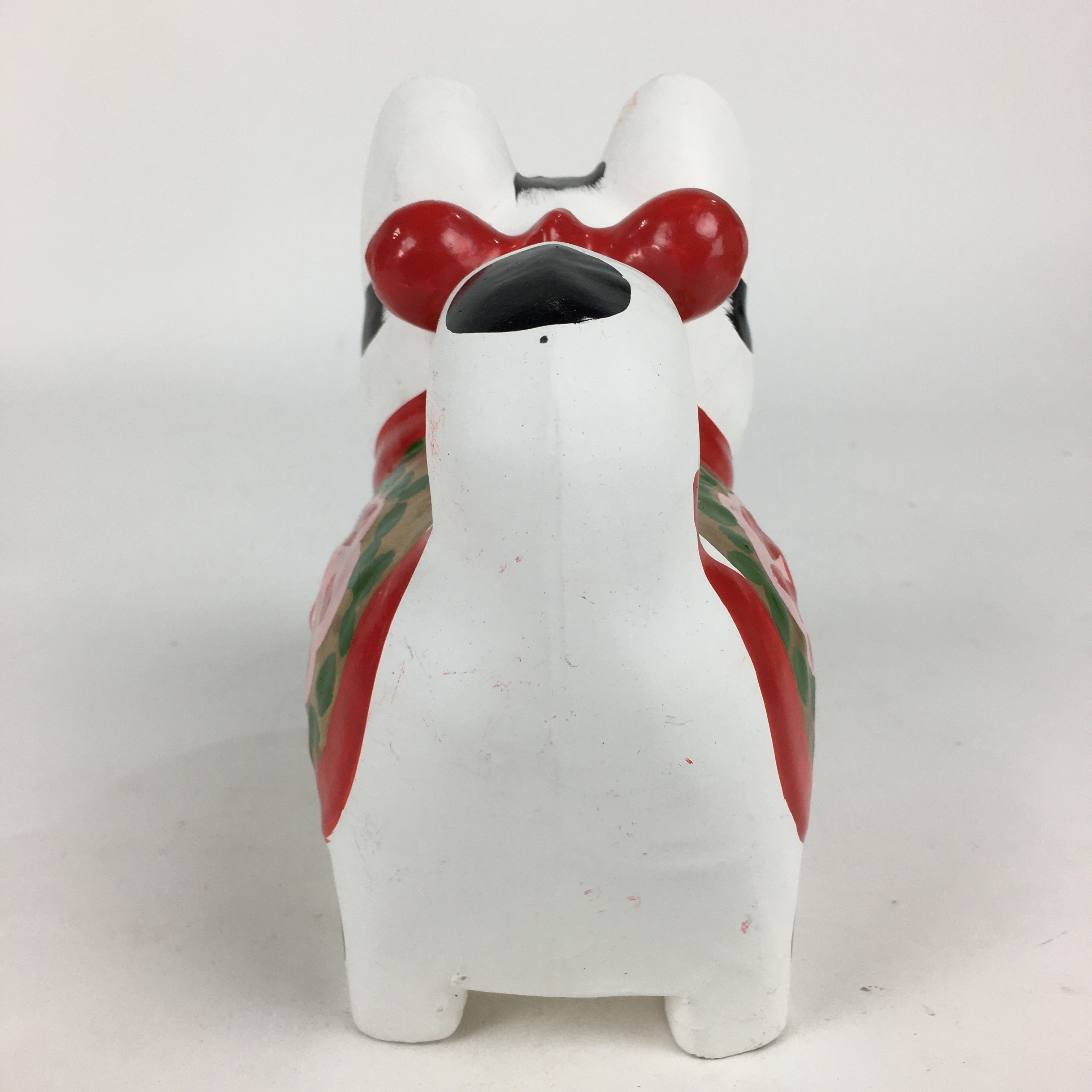 Japanese Paper Clay Dog Hariko Doll Zodiac Figurine Vtg Lucky Charm Nagoya BD773