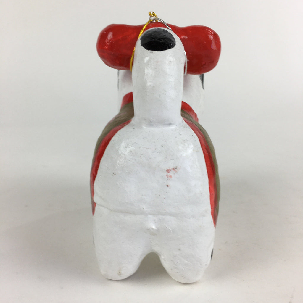 Japanese Paper Clay Dog Hariko Doll Zodiac Figurine Vtg Lucky Charm Nagoya BD814