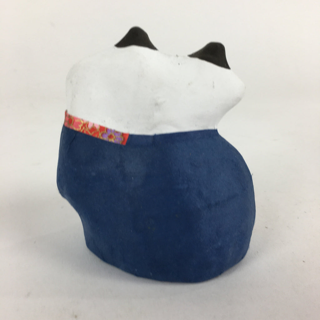Japanese Paper Cow Doll Vtg Zodiac Figurine Okimono Happiness KF574