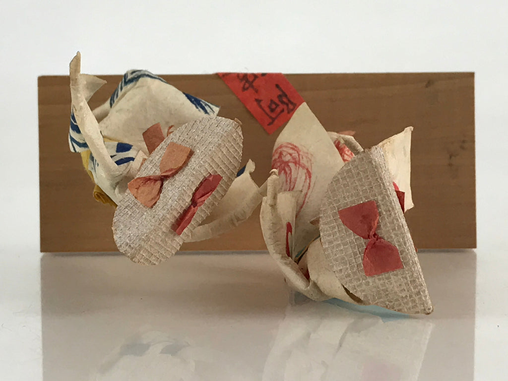 Japanese Paper Doll Vtg Awaodori Dancer Figurine Traditional Craft Folk Art Toy