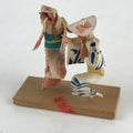 Japanese Paper Doll Vtg Awaodori Dancer Figurine Traditional Craft Folk Art Toy