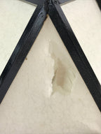 Japanese Paper Lantern Cover Vtg Wood Frame Illumination Festival LT53