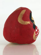 Japanese Paper Mâché Daruma Vtg Red Bodhidharma Zen Wish Traditional Doll BD878