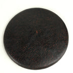 Japanese Paper Tray Obon Vtg Wood Washi Waterproof Brown Flower UR638