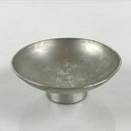 Japanese Pewter Sake Cup Sakazuki Guinomi Vtg Boxed Drinking Metal Kizan PX665