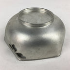 Japanese Pewter Snack Bowl Vtg Kashiki Tea Ceremony Mount Fuji Scenery T90