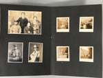 Japanese Photo Album Vtg 102pc Wedding Kimono Military Nature Portrait AB95