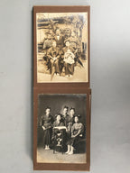 Japanese Photo Album Vtg 31pc Portlait Kimono Military Uniform Woman Man AB94