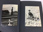 Japanese Photo Album Vtg 62pc C1954 Cute Swimsuit Girl Train Wedding AB107