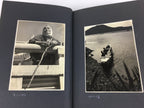 Japanese Photo Album Vtg 62pc C1954 Cute Swimsuit Girl Train Wedding AB107