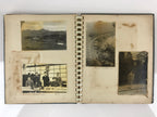 Japanese Photo Album Vtg 72pc C1958 Young Heisei Emperor Train AB119