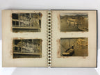 Japanese Photo Album Vtg 72pc C1958 Young Heisei Emperor Train AB119