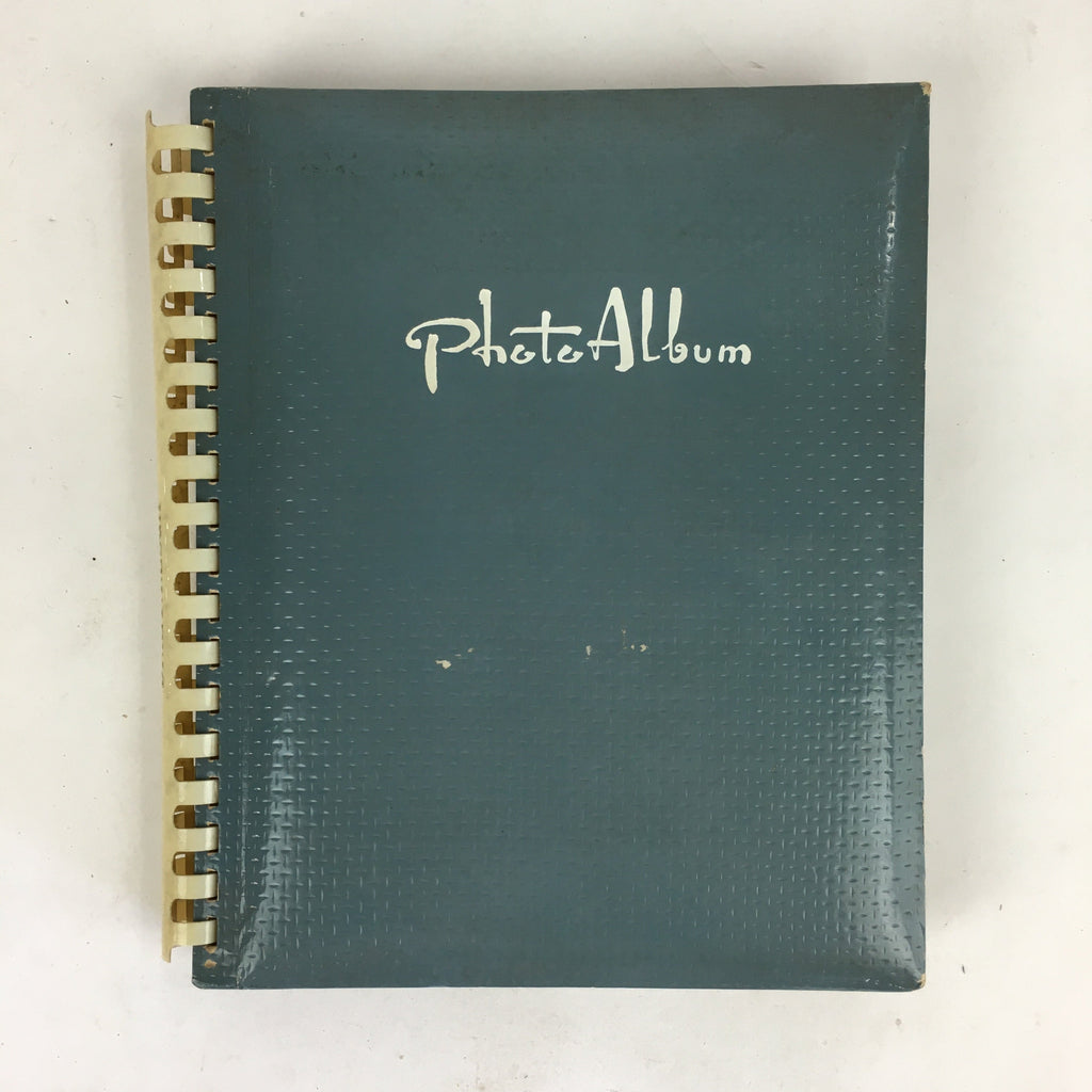 Japanese Photo Album Vtg 72pc C1958 Young Heisei Emperor Train AB119