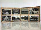 Japanese Photo Album Vtg 78pc C1961 Coast Ibi River Kyoto Temple Nagoya AB113