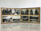 Japanese Photo Album Vtg 78pc C1961 Coast Ibi River Kyoto Temple Nagoya AB113