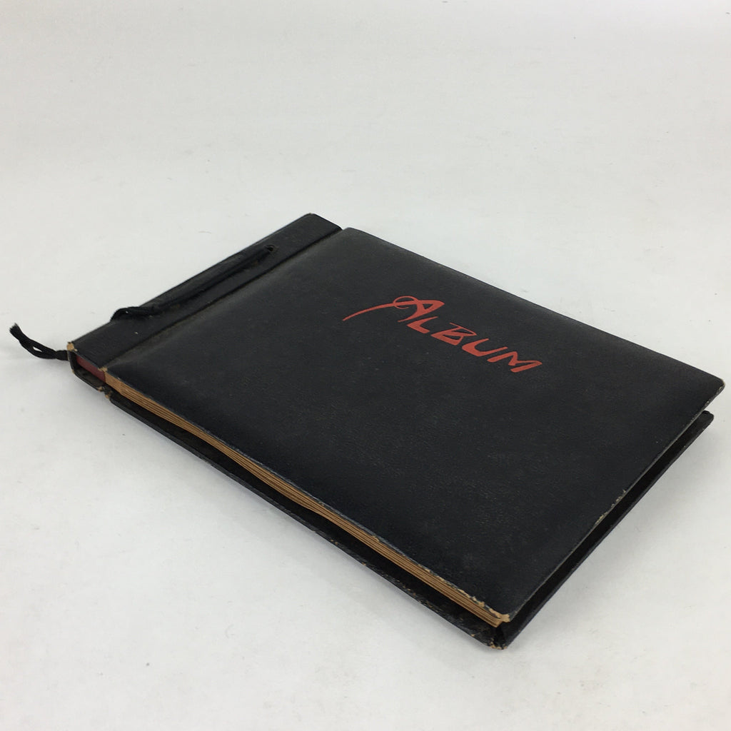 Japanese Photo Album Vtg 78pc C1961 Coast Ibi River Kyoto Temple Nagoya AB113