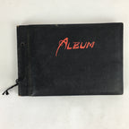 Japanese Photo Album Vtg 78pc C1961 Coast Ibi River Kyoto Temple Nagoya AB113