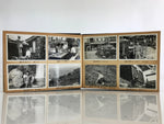 Japanese Photo Album Vtg 78pc C1961 Coast Ibi River Kyoto Temple Nagoya AB113