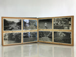 Japanese Photo Album Vtg 78pc C1961 Coast Ibi River Kyoto Temple Nagoya AB113