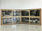 Japanese Photo Album Vtg 78pc C1961 Coast Ibi River Kyoto Temple Nagoya AB113