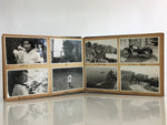 Japanese Photo Album Vtg 78pc C1961 Coast Ibi River Kyoto Temple Nagoya AB113