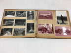 Japanese Photo Album Vtg 88pc C1962 Cute Girl Kyoto Car Trip Airplane AB106