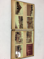 Japanese Photo Album Vtg 88pc C1962 Cute Girl Kyoto Car Trip Airplane AB106