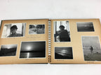 Japanese Photo Album Vtg 88pc C1962 Cute Girl Kyoto Car Trip Airplane AB106