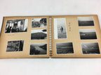 Japanese Photo Album Vtg 88pc C1962 Cute Girl Kyoto Car Trip Airplane AB106