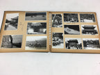 Japanese Photo Album Vtg 88pc C1962 Cute Girl Kyoto Car Trip Airplane AB106
