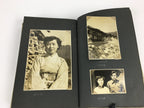 Japanese Photo Album Vtg 92pc C1953 Ordinary Life Train Engineer People AB102