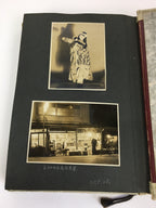 Japanese Photo Album Vtg 92pc C1953 Ordinary Life Train Engineer People AB102
