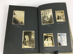 Japanese Photo Album Vtg 92pc C1953 Ordinary Life Train Engineer People AB102