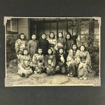 Japanese Photo Album Vtg 95pc C1947 School Family Soldier Kimono Geisha AB116