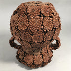 Japanese Pinecone Basket Flower Vase Ikebana Arrangement Vtg Kado FV891
