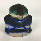 Japanese Plaster Fukusuke Figurine Vtg Pottery Samurai Lucky Charm Statue BD766